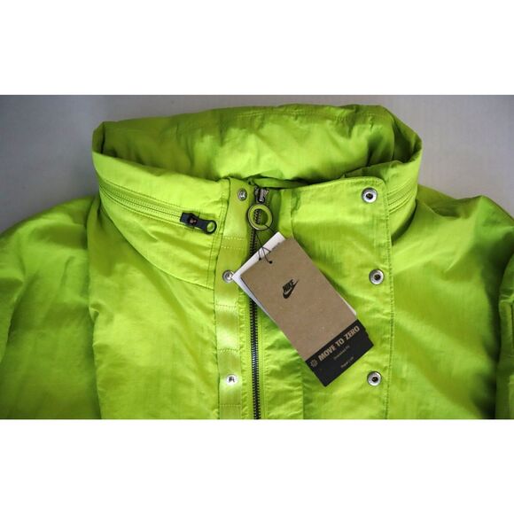 Nike FZ0714-357 Men Sz XL Bright Cactus Green Full Zip Oversized Tech Jacket - Picture 13 of 16